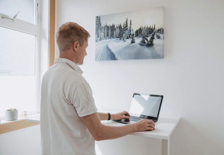 Derek trying to sit upright